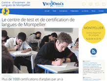 Tablet Screenshot of anglaismontpellier.fr